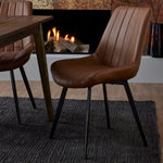 Load image into Gallery viewer, Malmo Tan Dining Chair
