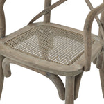 Load image into Gallery viewer, Copgrove Collection Cross Back Carver Chair With Rush Seat
