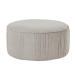 Load image into Gallery viewer, Lily Swivel Ottoman In Oatmeal Twill
