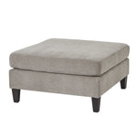 Load image into Gallery viewer, Vesper Taupe Ottoman Foot Stool
