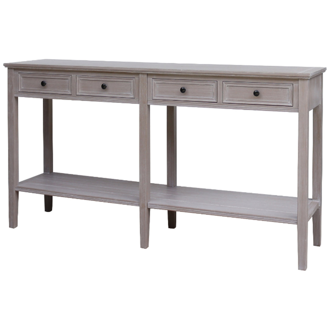 The Serene Collection Four Drawer Console Table