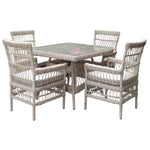 Load image into Gallery viewer, Provence Collection Outdoor 4 Seater Dining Set
