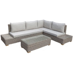 Load image into Gallery viewer, Capri Collection Outdoor Large Corner And Coffee Table Set
