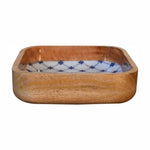 Load image into Gallery viewer, Blue and White Square Bowl Set of 2
