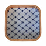 Load image into Gallery viewer, Blue and White Square Bowl Set of 2
