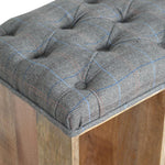 Load image into Gallery viewer, Multi Tweed Open Storage Bench
