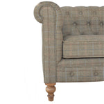 Load image into Gallery viewer, Multi Tweed 2 Seat Chesterfield
