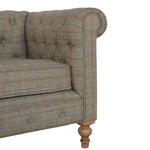 Load image into Gallery viewer, Multi Tweed 2 Seat Chesterfield
