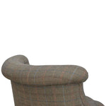 Load image into Gallery viewer, Small Multi Tweed Accent Chair
