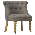 Load image into Gallery viewer, Small Multi Tweed Accent Chair
