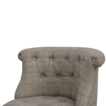 Load image into Gallery viewer, Small Multi Tweed Accent Chair
