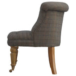 Load image into Gallery viewer, Small Multi Tweed Accent Chair
