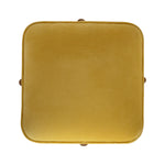 Load image into Gallery viewer, Mustard Velvet Solid Footstool
