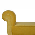 Load image into Gallery viewer, Mini Mustard Velvet Bench
