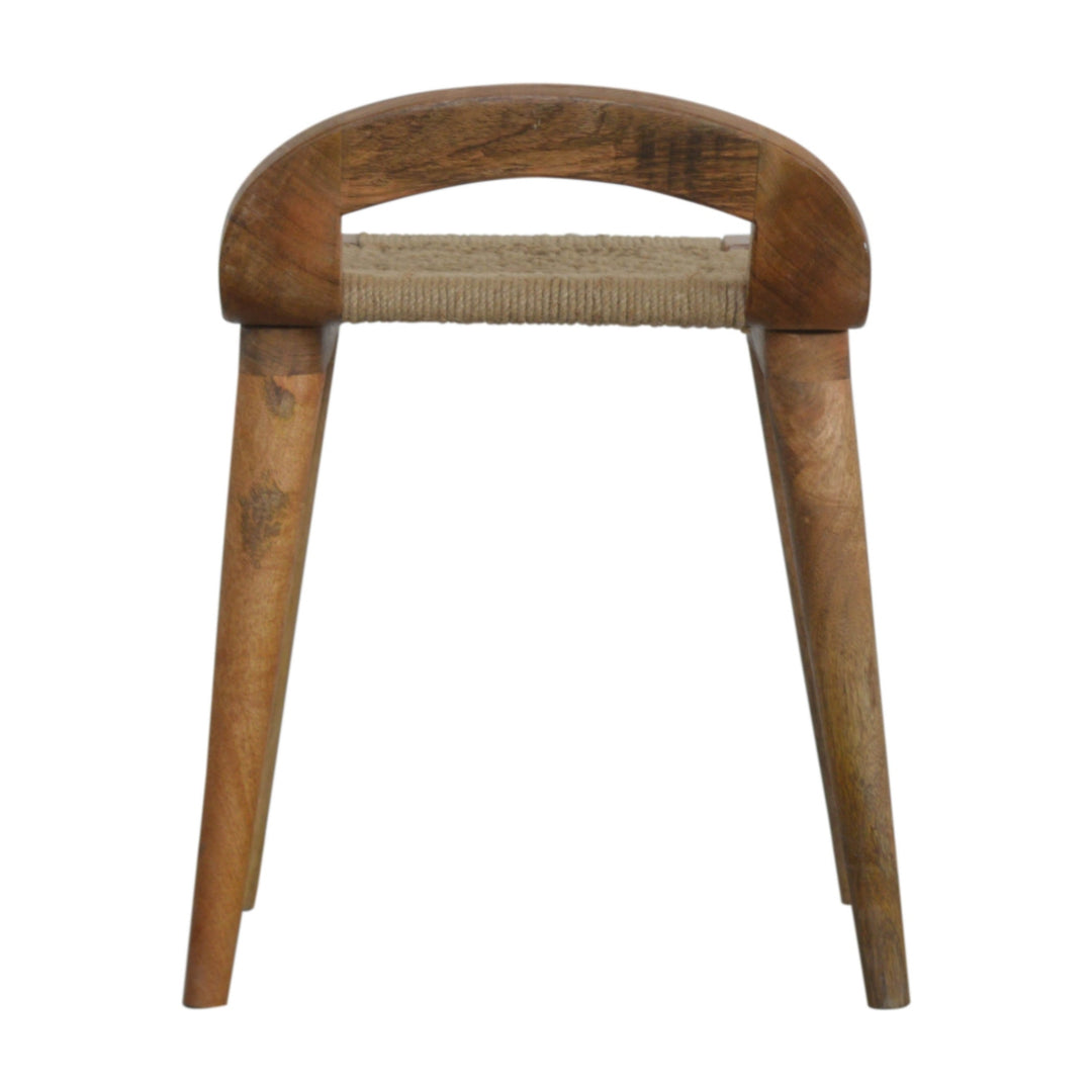 Woven Raised Back Stool