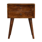 Load image into Gallery viewer, Chestnut-Modern-Solid-Wood-Bedside
