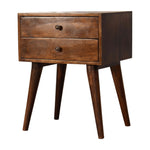 Load image into Gallery viewer, Chestnut Modern Solid Wood Bedside
