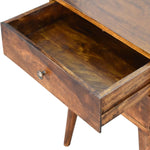 Load image into Gallery viewer, Chestnut Modern Solid Wood Bedside
