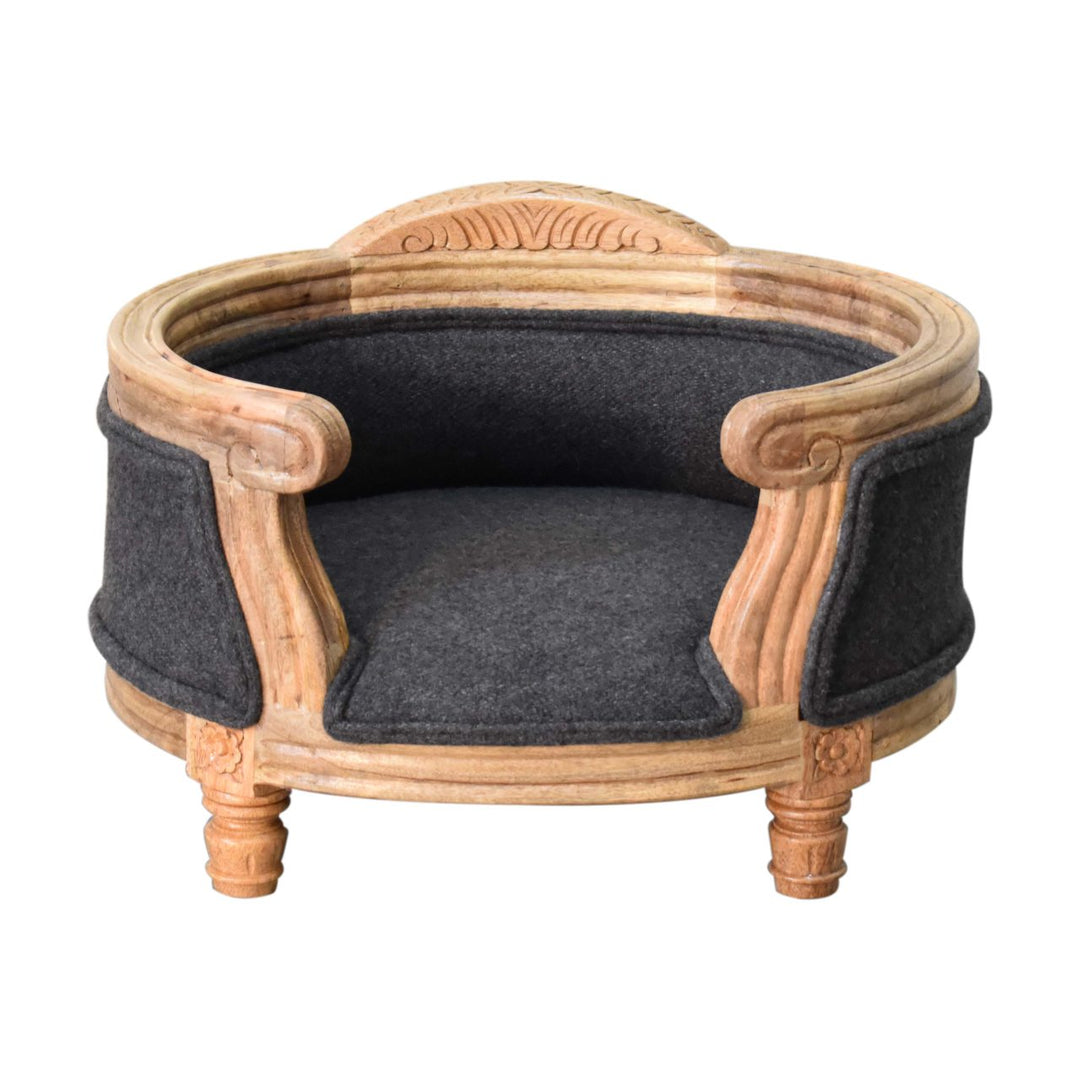 Carved-Battleship-Tweed-Pet-Bed