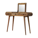 Load image into Gallery viewer, Oak-ish Round Dressing Table
