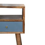 Load image into Gallery viewer, Mini Blue Hand Painted Bedside
