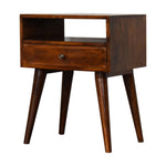 Load image into Gallery viewer, Modern Chestnut Solid Wood Bedside
