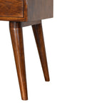 Load image into Gallery viewer, Modern Chestnut Solid Wood Bedside
