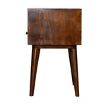 Load image into Gallery viewer, Modern Chestnut Solid Wood Bedside
