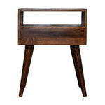 Load image into Gallery viewer, Modern Chestnut Solid Wood Bedside
