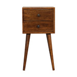 Load image into Gallery viewer, Mini-2-Drawer-Chestnut-Bedside
