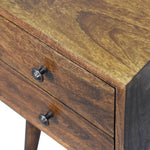 Load image into Gallery viewer, Mini 2 Drawer Chestnut Bedside
