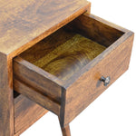 Load image into Gallery viewer, Mini 2 Drawer Chestnut Bedside
