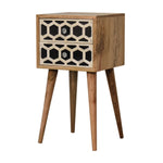 Load image into Gallery viewer, Mini Bone Inlay 2 Drawer Bedside
