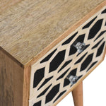 Load image into Gallery viewer, Mini Bone Inlay 2 Drawer Bedside
