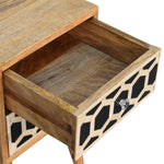 Load image into Gallery viewer, Mini Bone Inlay 2 Drawer Bedside
