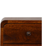 Load image into Gallery viewer, Mini Chestnut Curved Bedside
