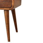 Load image into Gallery viewer, Mini Chestnut Curved Bedside
