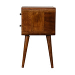 Load image into Gallery viewer, Mini Chestnut Curved Bedside
