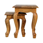 Load image into Gallery viewer, Oak-ish French Style Stool Set
