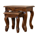 Load image into Gallery viewer, Chestnut French Style Stool Set
