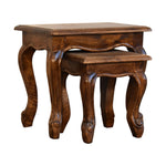 Load image into Gallery viewer, Chestnut French Style Stool Set
