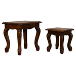 Load image into Gallery viewer, Chestnut French Style Stool Set
