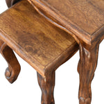 Load image into Gallery viewer, Chestnut French Style Stool Set
