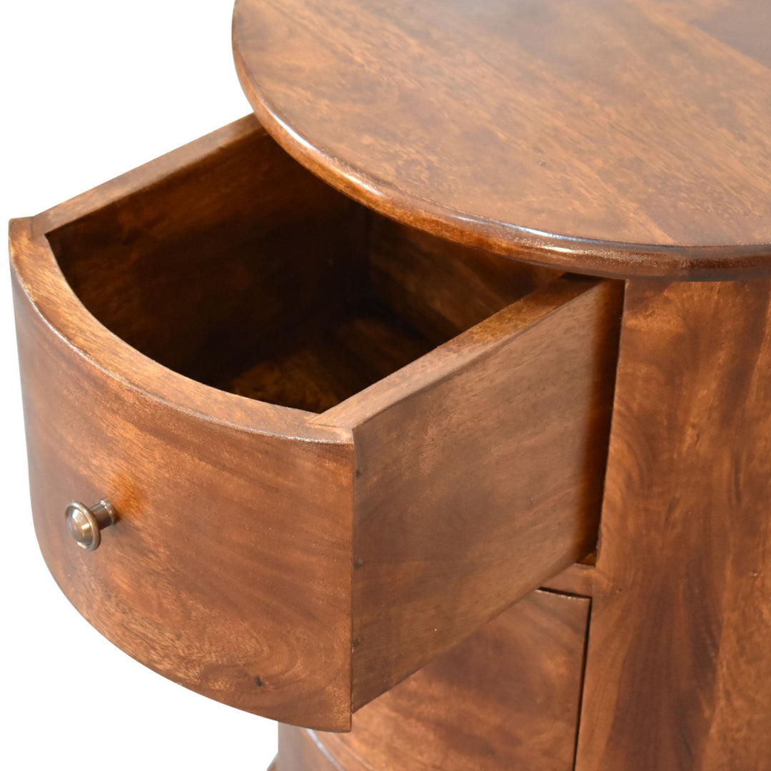 3 Drawer Chestnut Drum