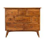 Load image into Gallery viewer, Chestnut-Solid-Wood-8-Drawer-Chest
