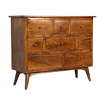 Load image into Gallery viewer, Chestnut Solid Wood 8 Drawer Chest
