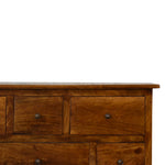 Load image into Gallery viewer, Chestnut Solid Wood 8 Drawer Chest
