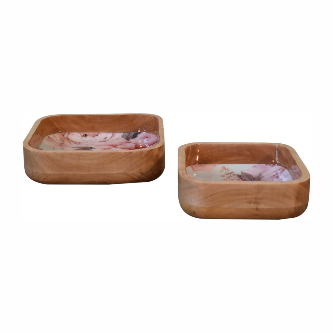 Pink-Floral-Square-Bowl-Set-of-2