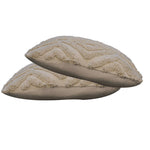 Load image into Gallery viewer, Cream Mini Diamond Cushion Set of 2
