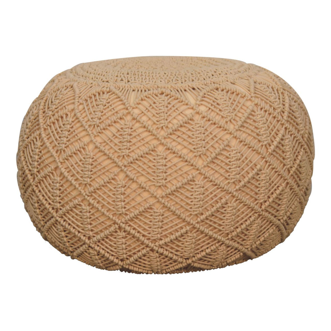 Ansley-Beige-Pouffe